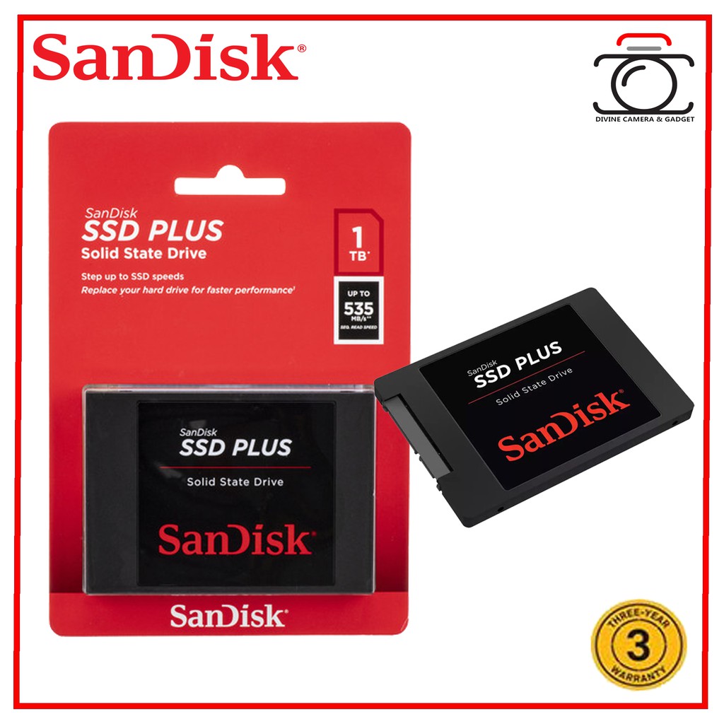 Sandisk plus ssd on sale 120gb