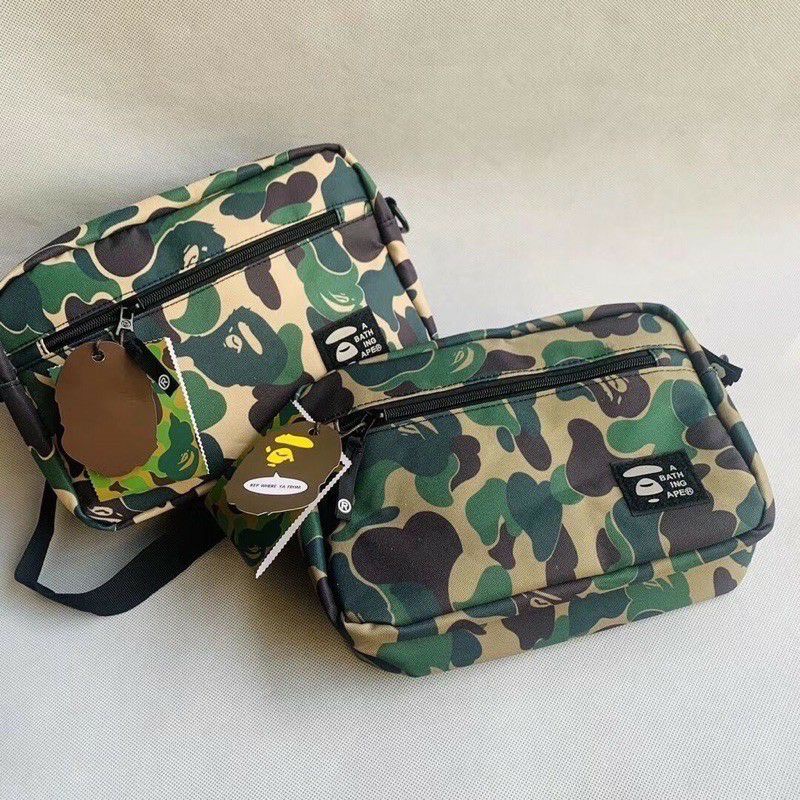 bape bathing ape sling bag cross body camo army Shopee Malaysia