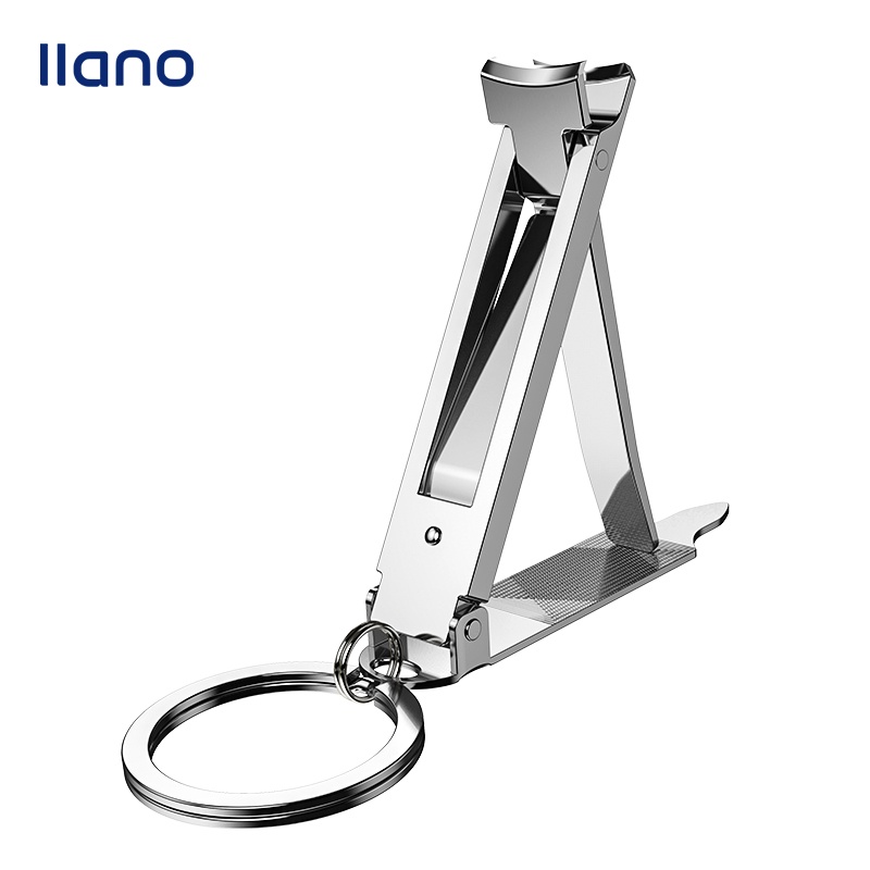 LLANO UltraThin Foldable Nail Clippers Portable Travel Nail Scissor