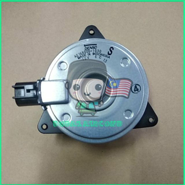 ORIGINAL DENSO Radiator Fan Motor 1680001030/7170 ( PERODUA AXIA