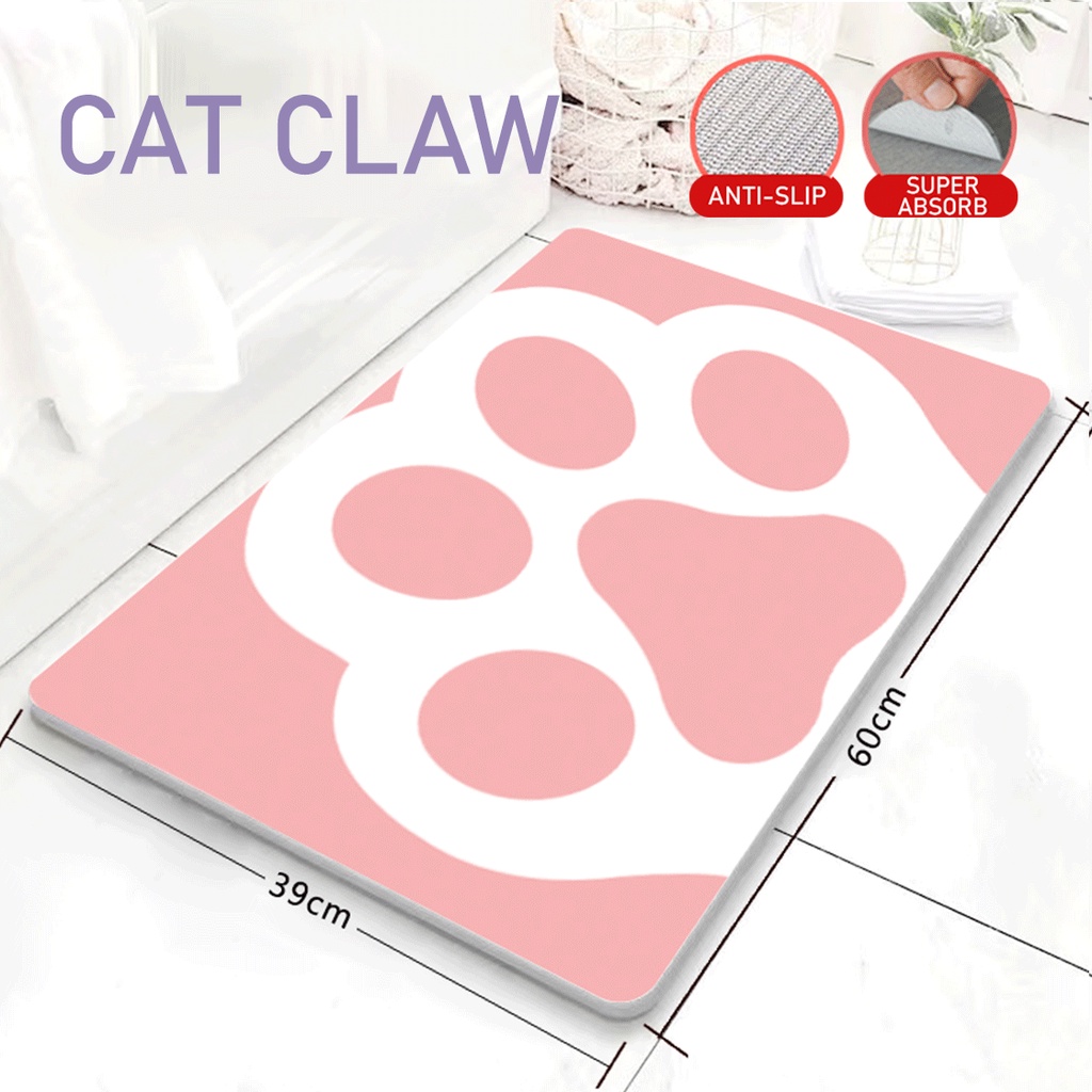 Japan Diatomite Mud Mat / Diatomite Mat / AntiSlip Fast Absorbent