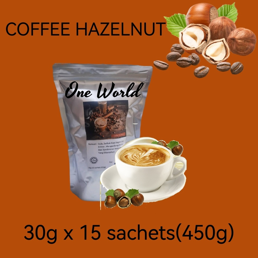 Coffee Hazelnut 30g x 15 sachets Shopee Malaysia