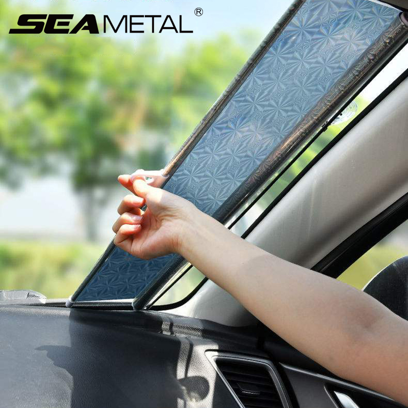 Car Sunshade Front Window Cover Retractable Windshield Side Rear Window