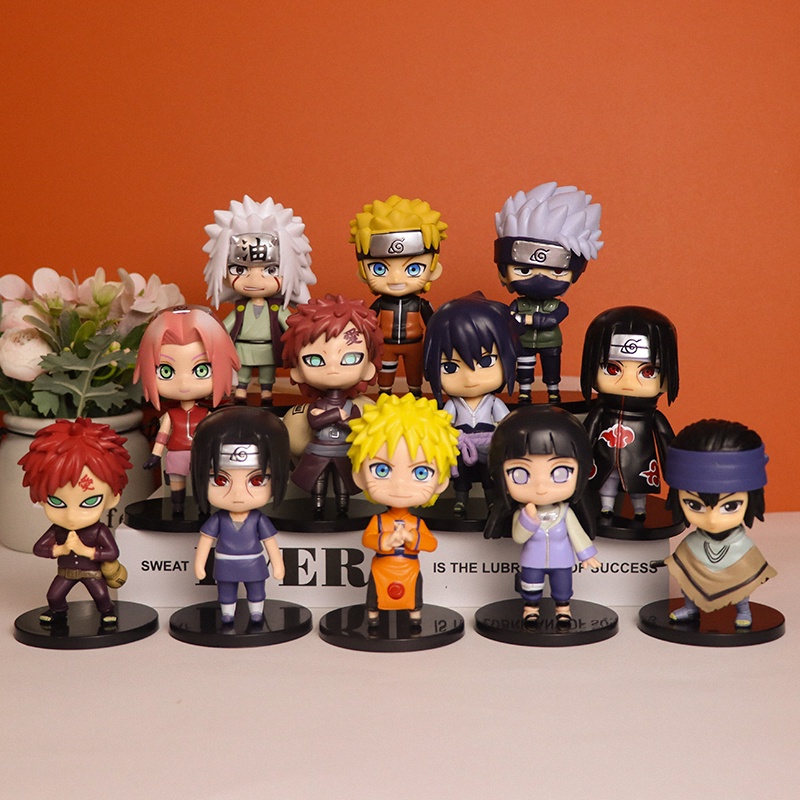 24 Style Anime Naruto Figure Kakashi Sasuke Sakura PVC Action Figure ...