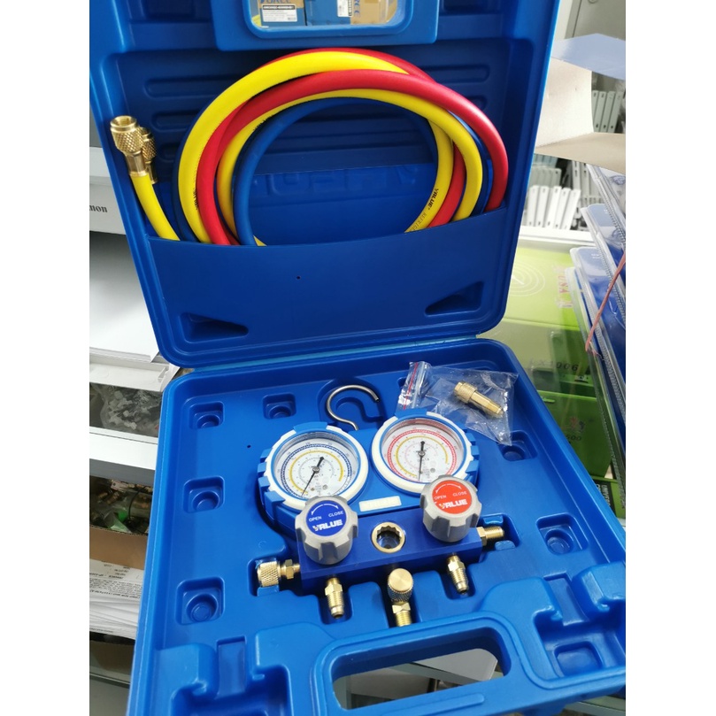 VALUE VMG-2-R32-B R32/R410A/R134A/R22/R407C MANIFOLD GAUGE SET | Shopee ...