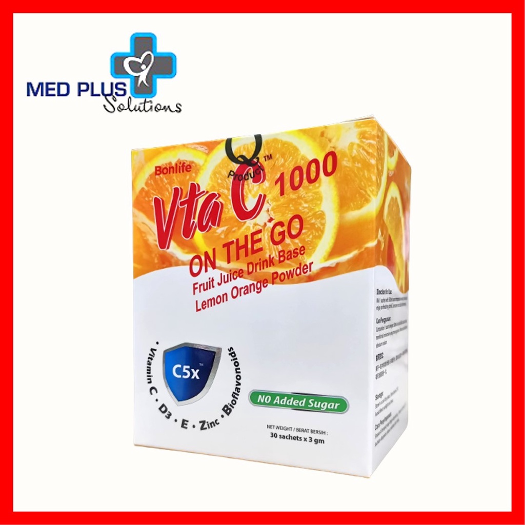 Bonlife Vta C 1000 (Vit C 1000mg + D3 100IU + Zinc 5mg + Vit E 25IU