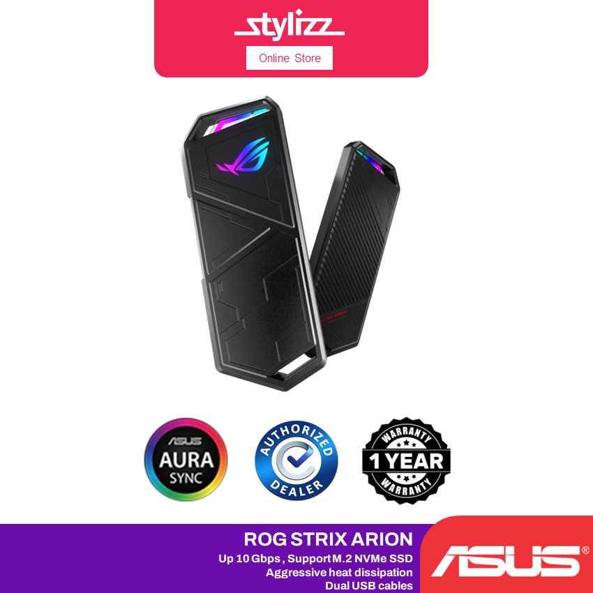 ASUS ROG STRIX ARION / TUF A1 USB 3.2 GEN 2 TYPE-C M.2 NVME SSD ...