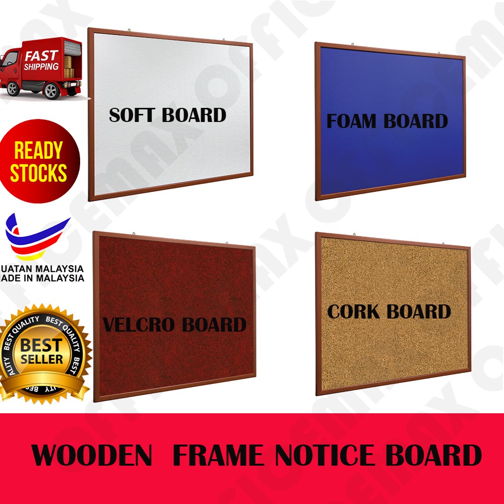 All Size Wooden Notice Board /Foam Board / Soft Board /Cork Board