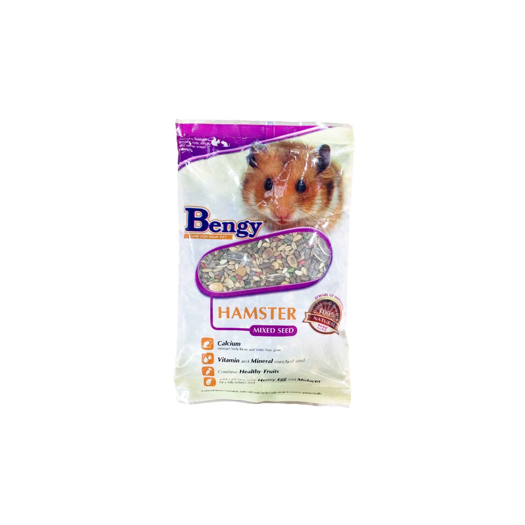 makanan hamster 🐁Bengy Hamster Food Sugar Glider Food Mixed Seed - 500g ...