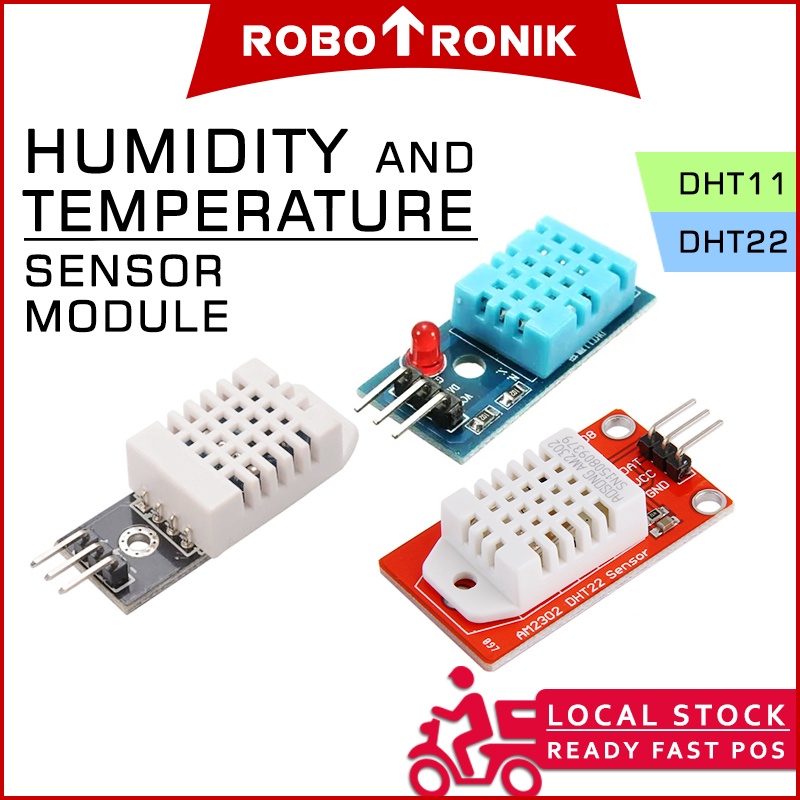 DHT11 / DHT22 / AM2302 Humidity & Temperature Sensor Module DHT 11 ...