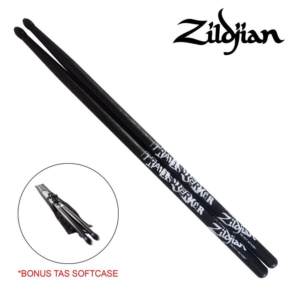 Zildjian Travis Barker Drum Stick BONUS Softcase Bag STKD20 Drum Stick