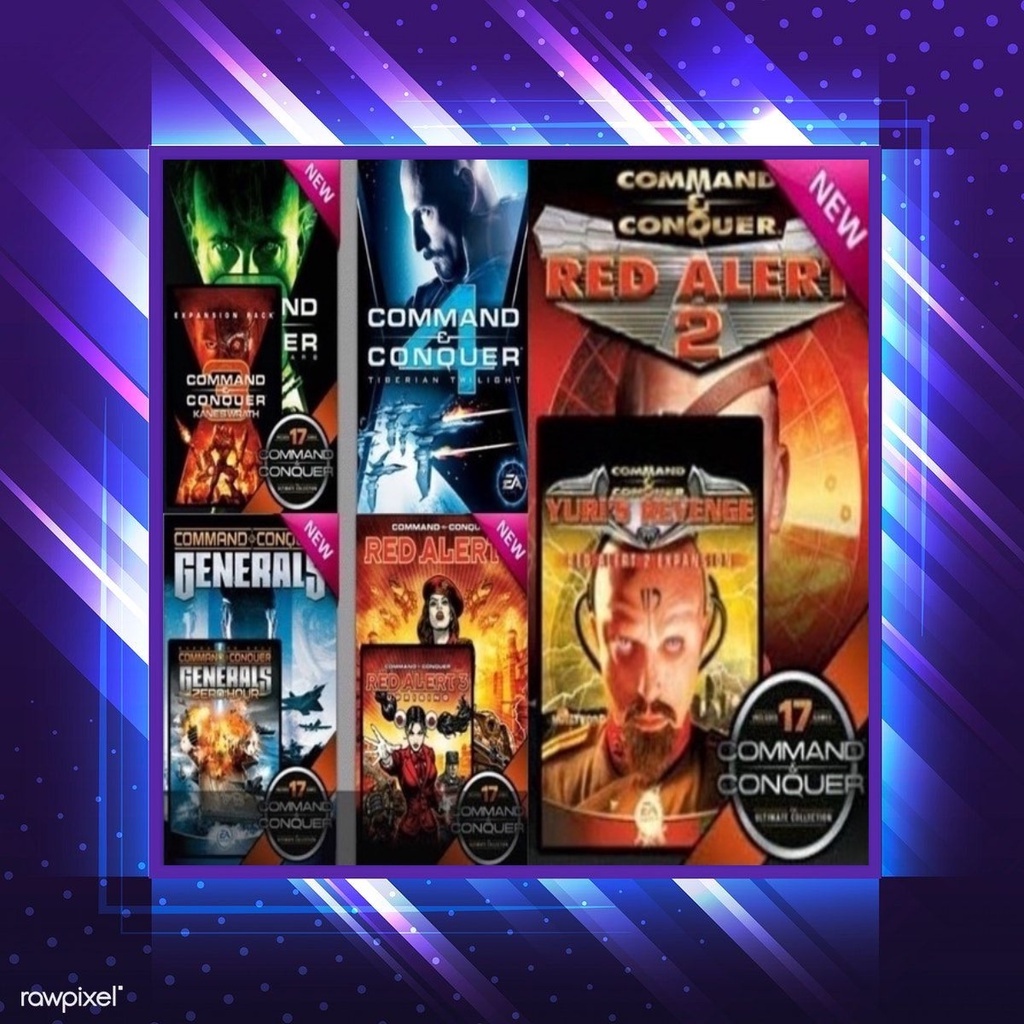 [ PC ] Command & Conquer Series [ 5 GAMES ] Offline PC Game ( Digital ...