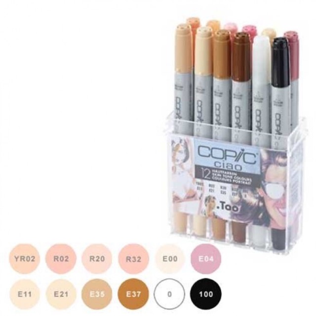 Copic set 12 (skin tone) | Shopee Malaysia