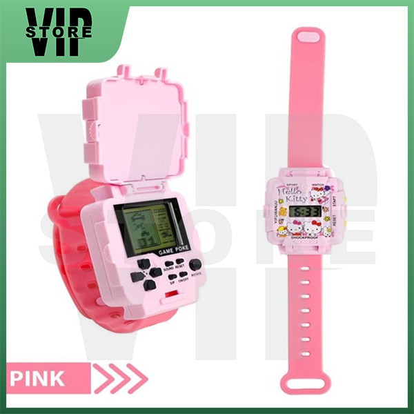 ?【Tertris Gaming Digital Watch】Multi function Electronic Tetris gaming  watch Children Kids Watch Avengers Hello Kitty | Shopee Malaysia