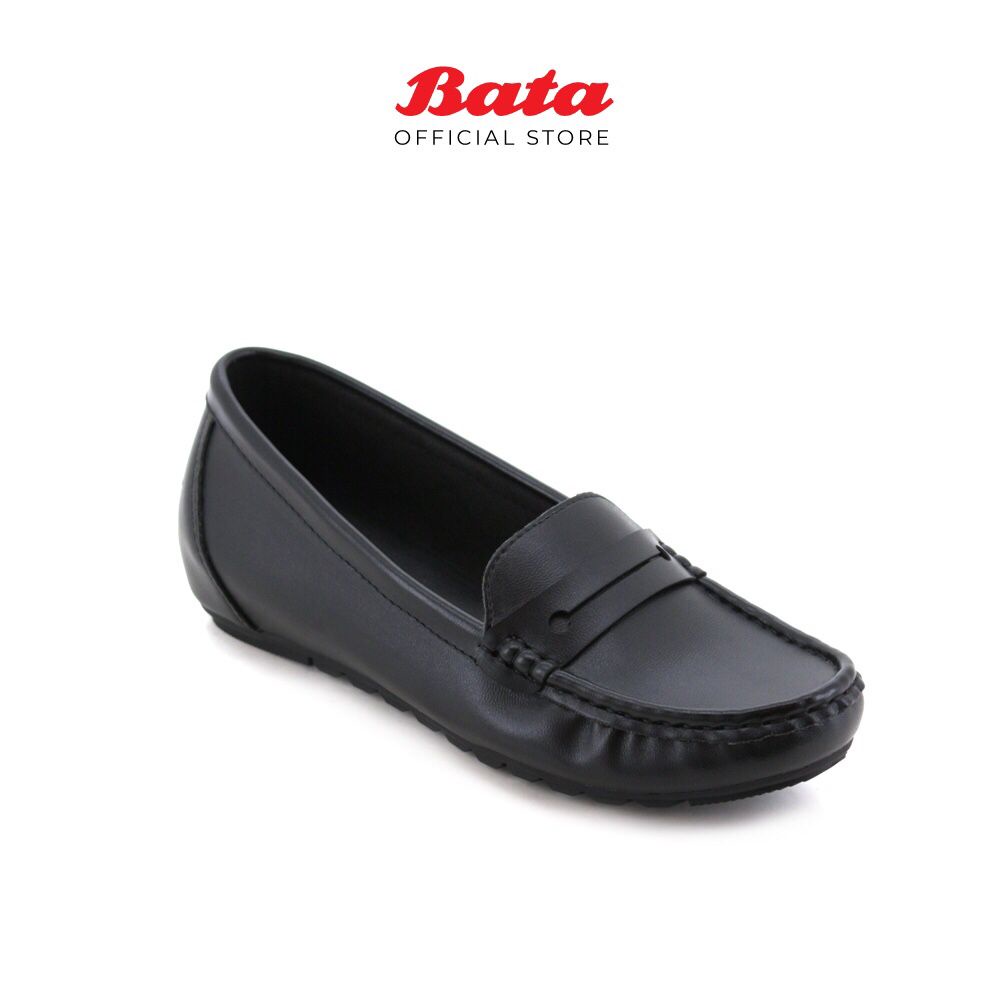 BATA Women Black Loafers Shopee Malaysia