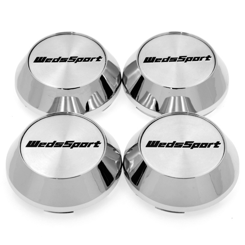 4x 65mm WedsSport Nabendeckel Felgendeckel Radkappen