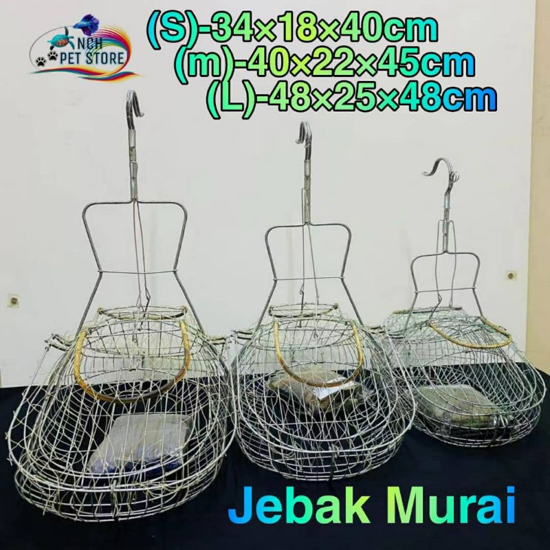 Jebak Murai-Steel 2 Pintu (Free Sarung Jebak) Size (S/M/L) | Shopee ...