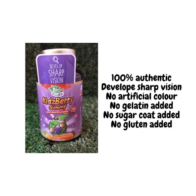Bioplus Kidzberry Gummy with Lutein & Lyçopene 80's Shopee Malaysia