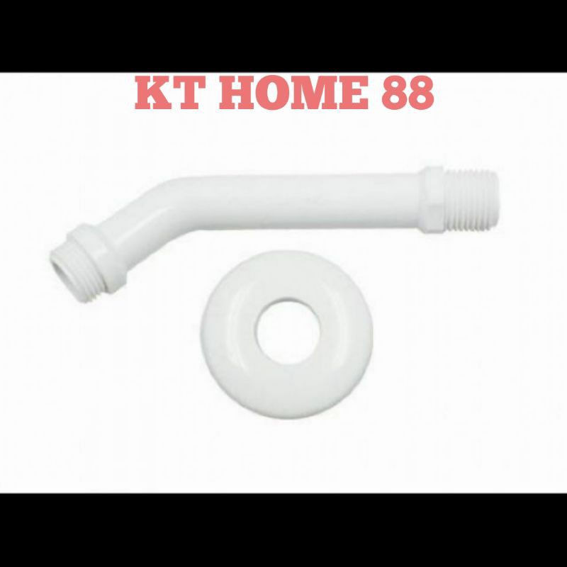 PVC White Rain Shower Set (4