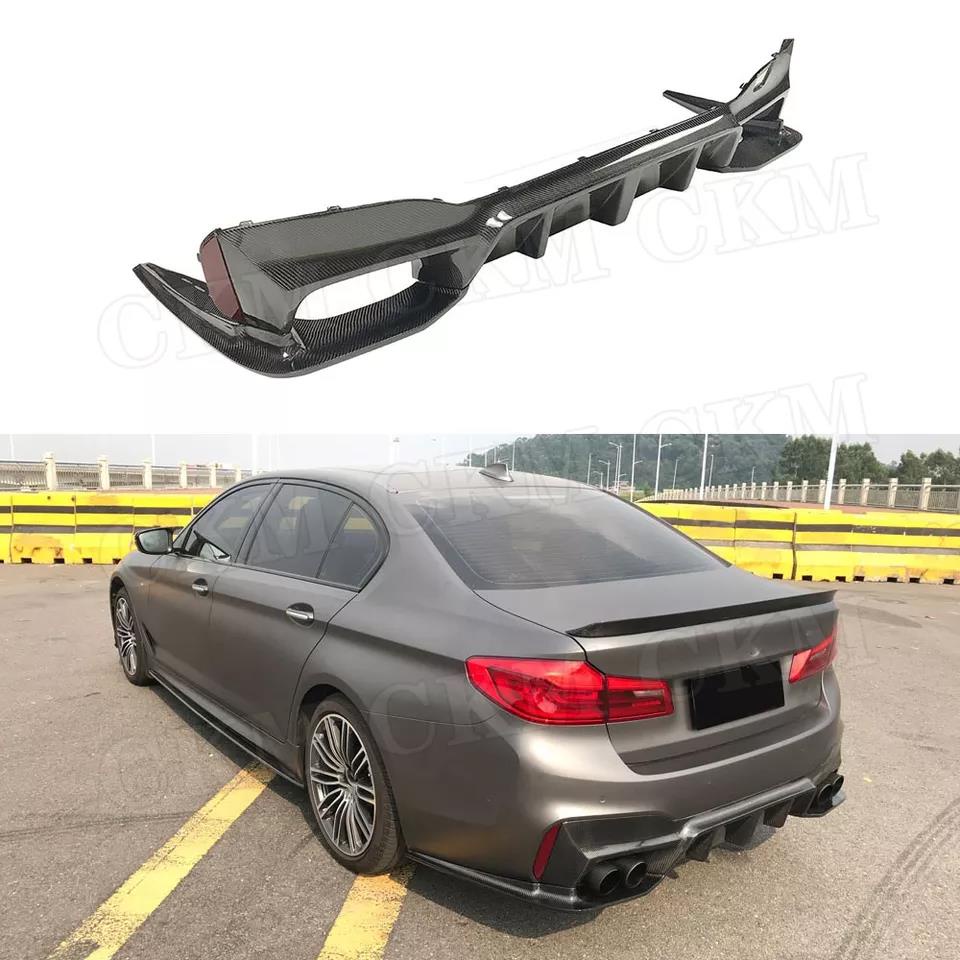 Dry Carbon Fiber Rear Lip Diffuser Splitters Flaps For BMW 5 Series F90 ...