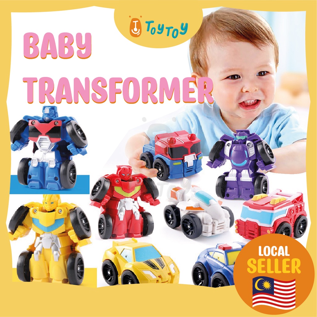 Ceder el paso Descolorar Murmullo Baby Car Transformers Robot Autobots Optimus Prime Bumblebee Megatron Toys  Transformer Toys Mainan Bayi Budak Lelaki | Shopee Malaysia