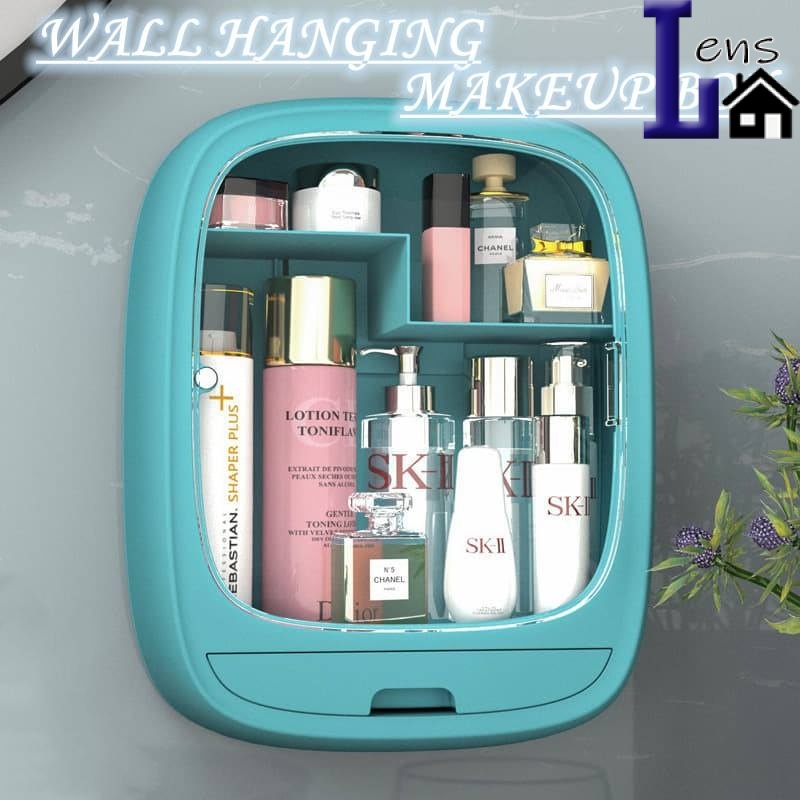 (SQUARE) Wall Hanging Makeup Storage Box Drawer Bathroom Makeup ...