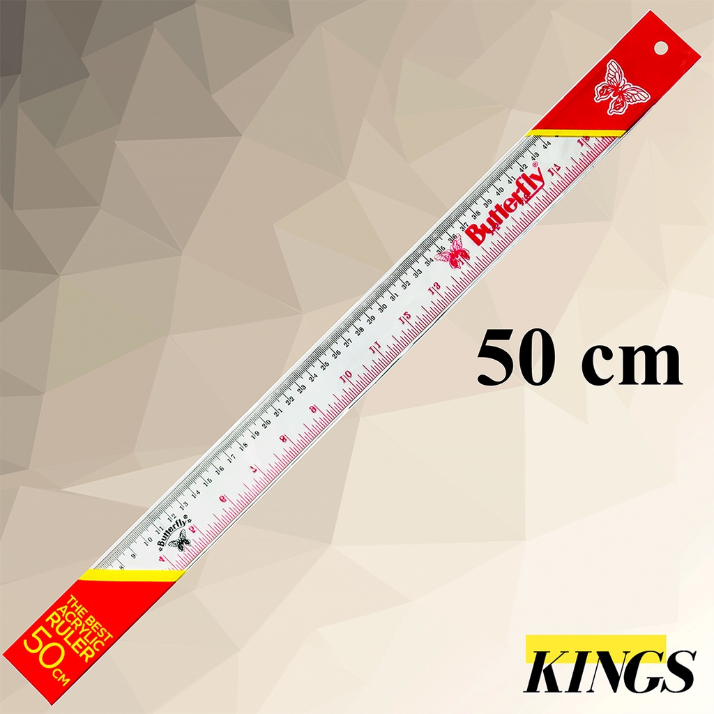 Butterfly Ruler / Ruler 50 cm | Shopee Malaysia