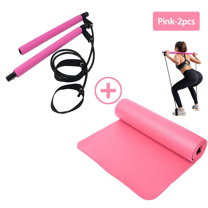 Ready Stock 10MM NBR Yoga Mat EXTRA THICK Non Slip Mat Yoga Pilates Bar Stick Exercise Resistance Band Stick Shopee Malaysia