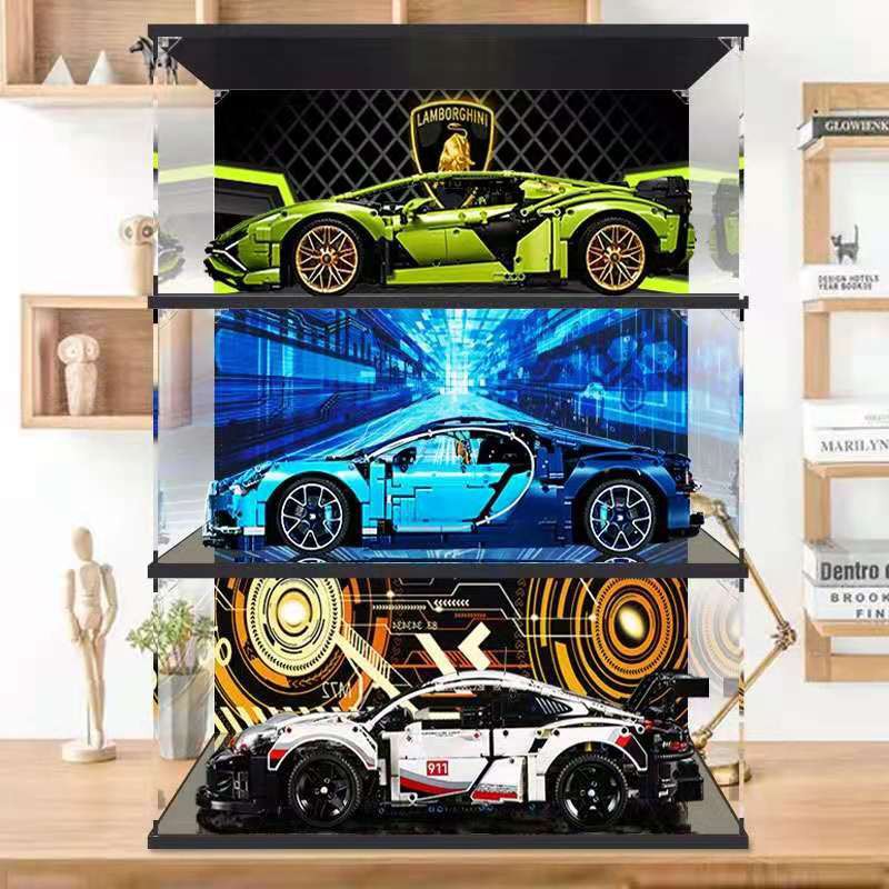 Acrylic Display Case Box 42115 Lamborghini Sian 42083 Bugatti