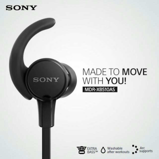 Sony Sport Stereo Headphones MDR XB510