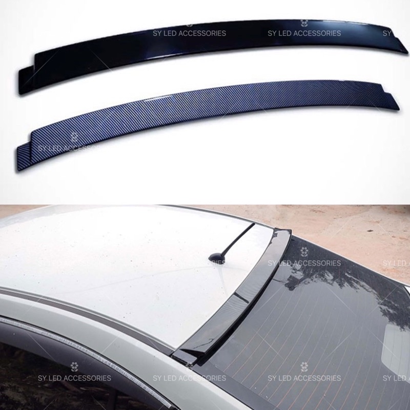 HONDA CITY GM6 2014-2019 ROOF GLASS SPOILER BLACK CARBON | Shopee Malaysia