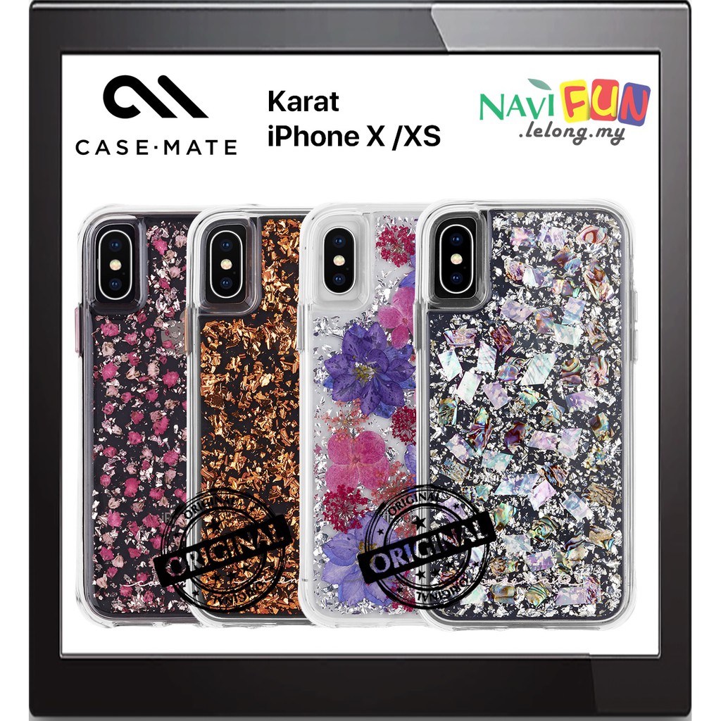 CASE MATE Casemate ORI KARAT CASE iPhone X XS Lifetime Warranty