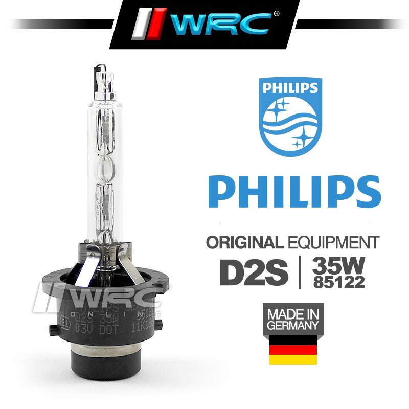 Philips D2S 35W 85122 Xenon Original Equipment Standard HID Bulb Lamp ...