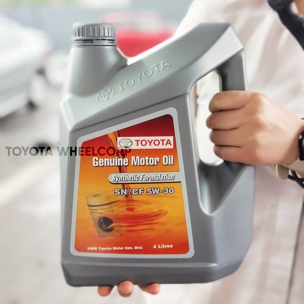 TOYOTA ENGINE OIL / MOTOR OIL [5W-30] (100% GENUINE TOYOTA MOTOR OIL ...