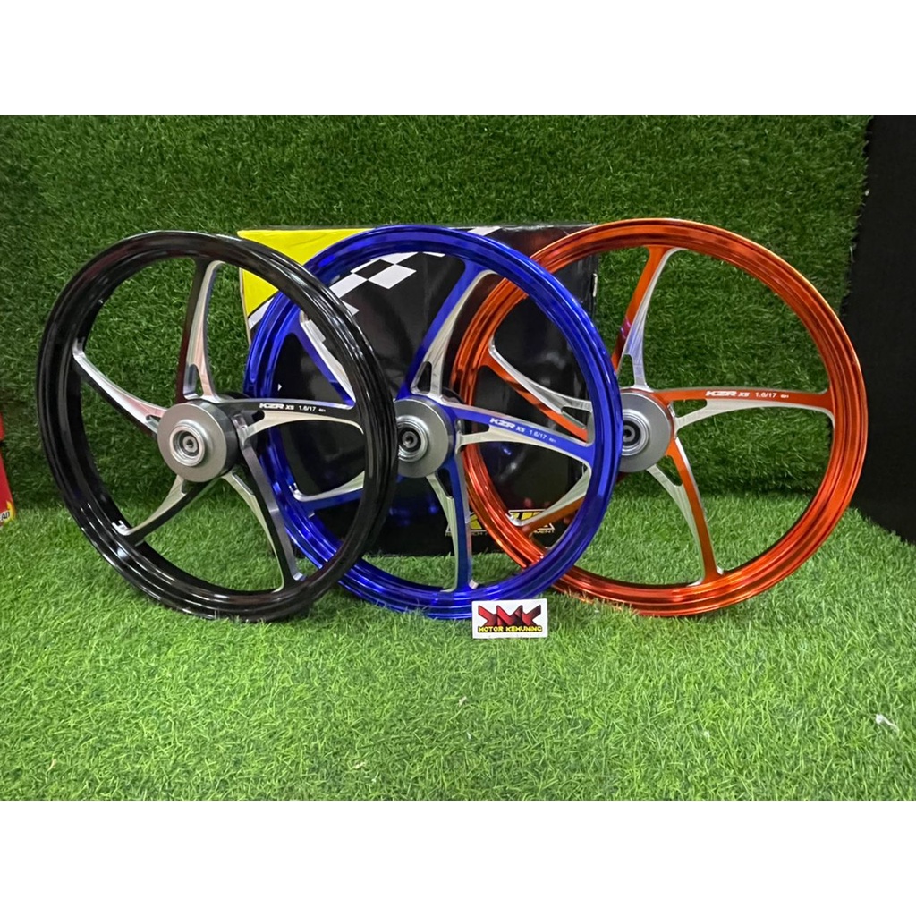 SPORT RIM KZR X5 KOZI Y15 Y16 160/160-17 . BLACK RIM DAPAT FREE GIFT ...