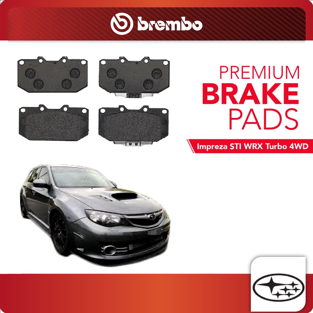 Subaru sti deals brake pads