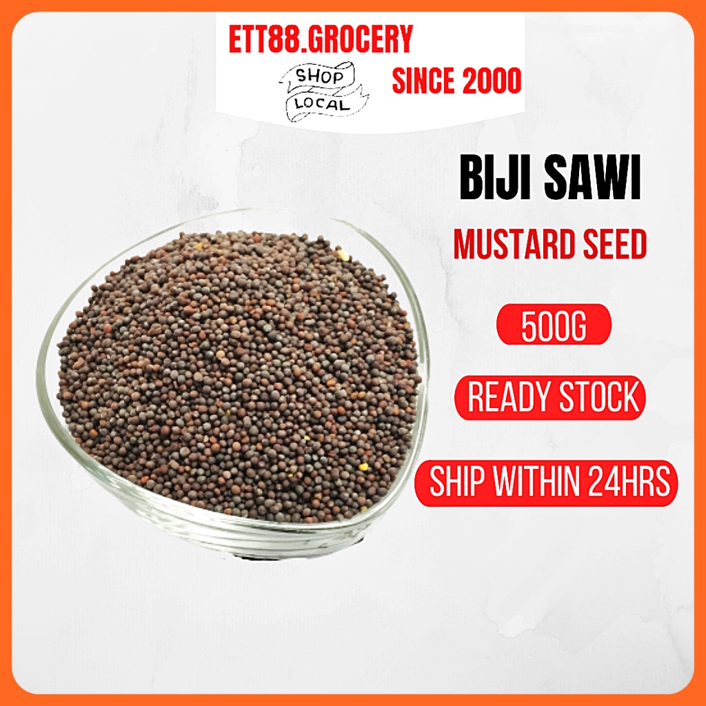 [borong] 500g Biji Sawi Mustard Seed 芥菜籽 Ready Stock Shopee Malaysia