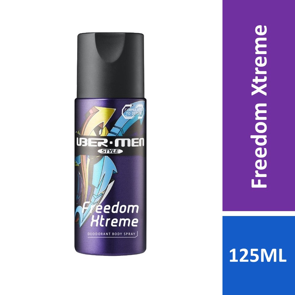 UBERMEN Style Deo Bodyspray Freedom Extreme 125ml | Shopee Malaysia