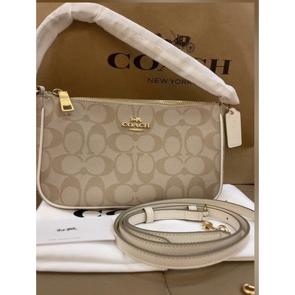 Ready Stock Authentic Coach Large Wristlet 58321 Crossbody Sling Bag Shopee Malaysia