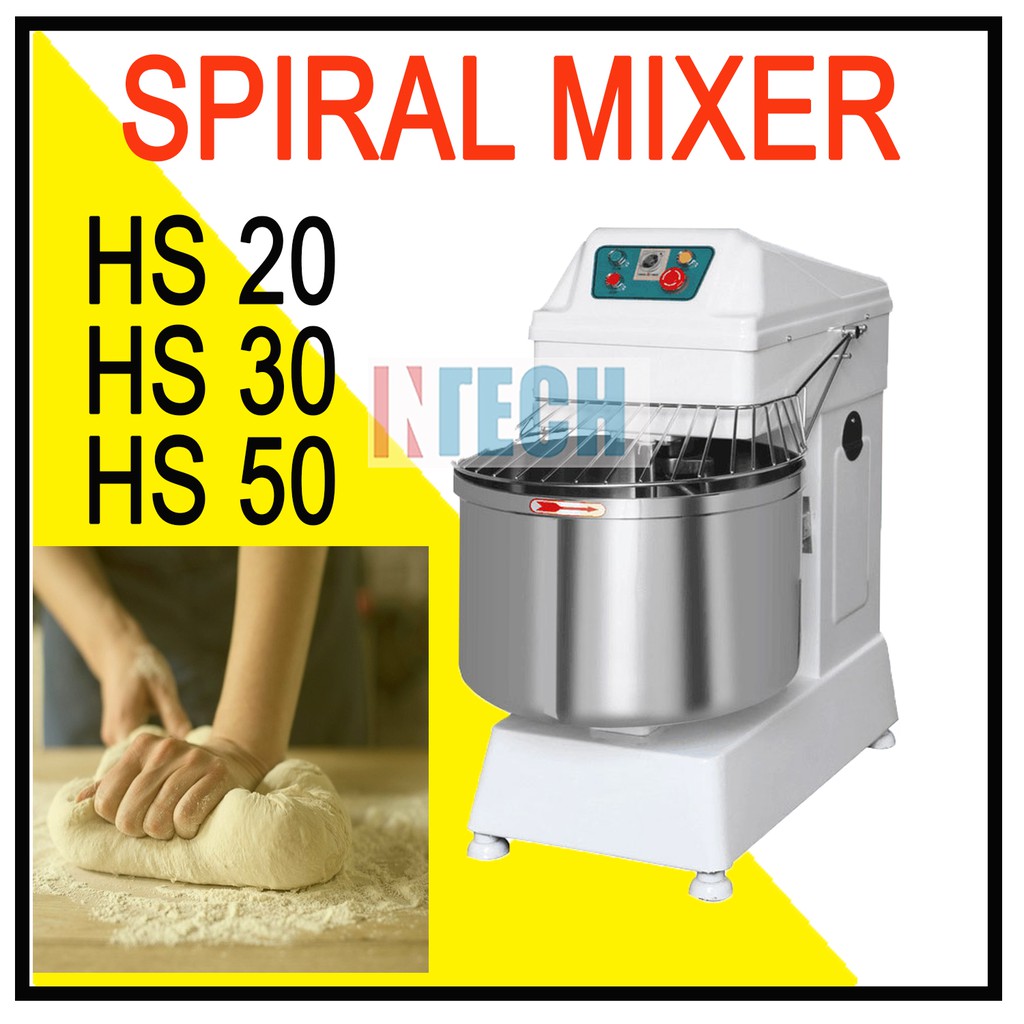 HS20 / HS30 / HS50 HSSERIES SPIRAL MIXER / TWO MOTION KNEAD DOUGH
