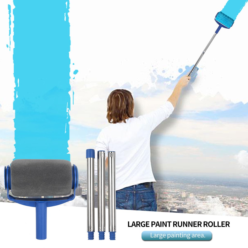 [Malaysian stock] Paint Runner Pro household DIY paint roller brush set