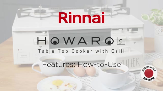 Rinnai Table Top Cooker With Grill 2.97 KW & 4.2KW RTC6912SG-EWS-RM ...