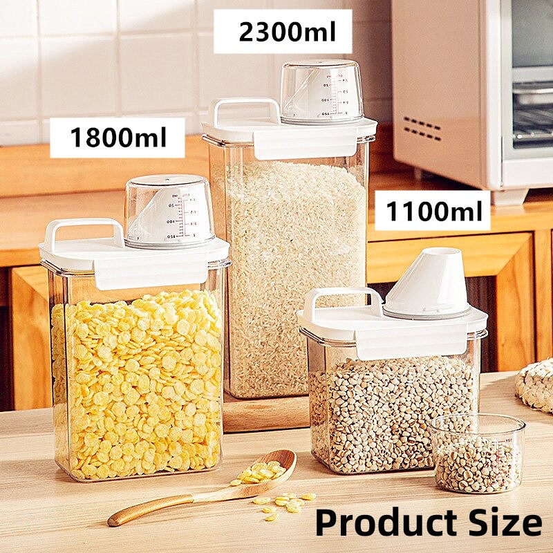 Johor Seller ||Multi-Use Laundry Powder Detergent Dispenser Food Grains ...