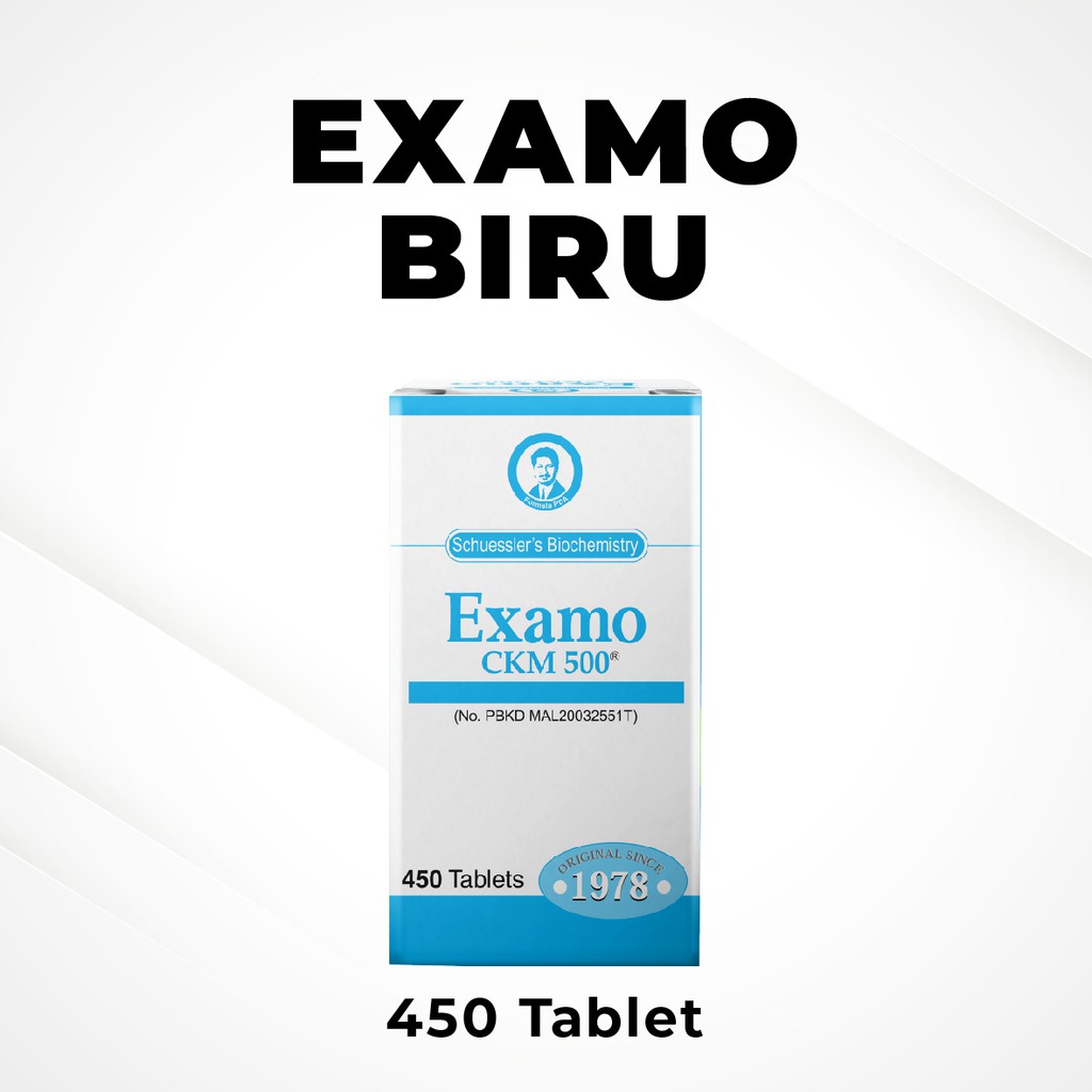 [ No. 1 Brain Booster ] MIX SET KOMBO EXAMO CKM 500 - EXAMO HIJAU ...