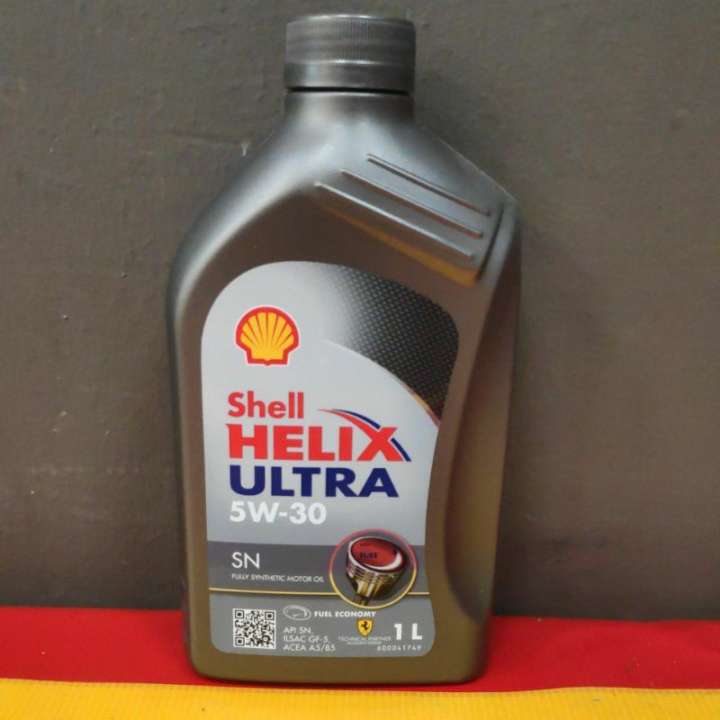 Shell Lubricant Oil (Minyak Hitam Kereta) Helix Ultra 5W-30 (1L)