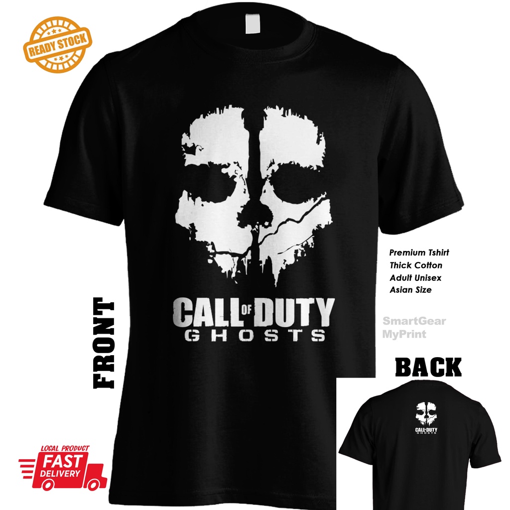 Call Of Duty Ghosts Games PS3 XBOX Tshirt Cotton | Shopee Malaysia