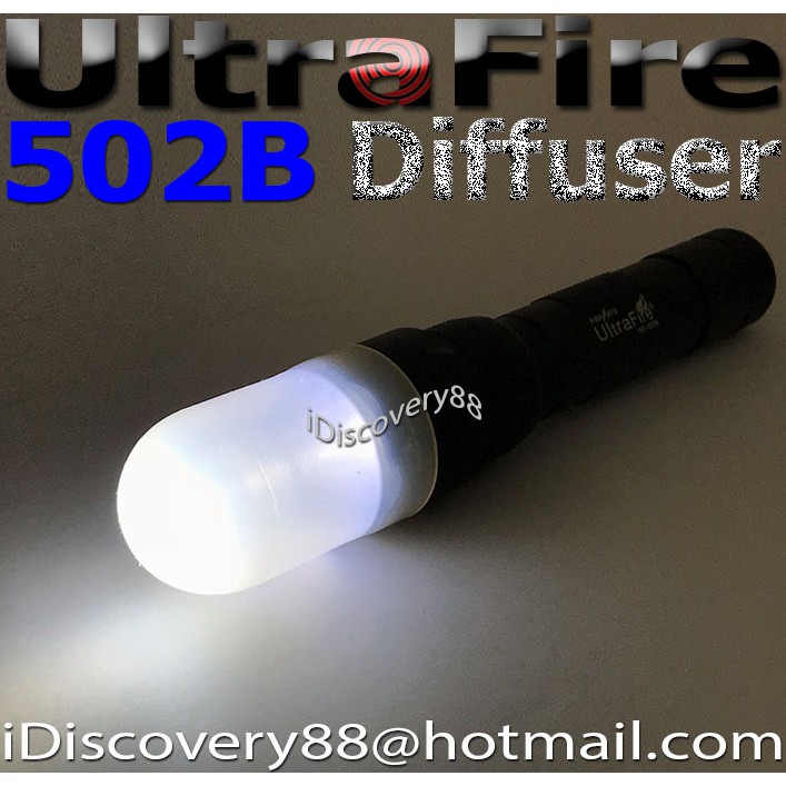 Diffuser for UltraFire 502B LED Torch FlashLight Torchlight | Shopee ...