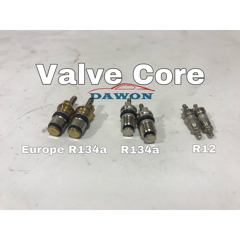 Valve Core Europe (1bag 10pc)R134a , R134a , R12 ️ [TRUCK AIRCOND ...