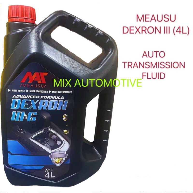 MEAUSU ATF Auto Transmission Fluid DEXRON III / D3 / DEXRON 3 / DEXRON3  (4L)