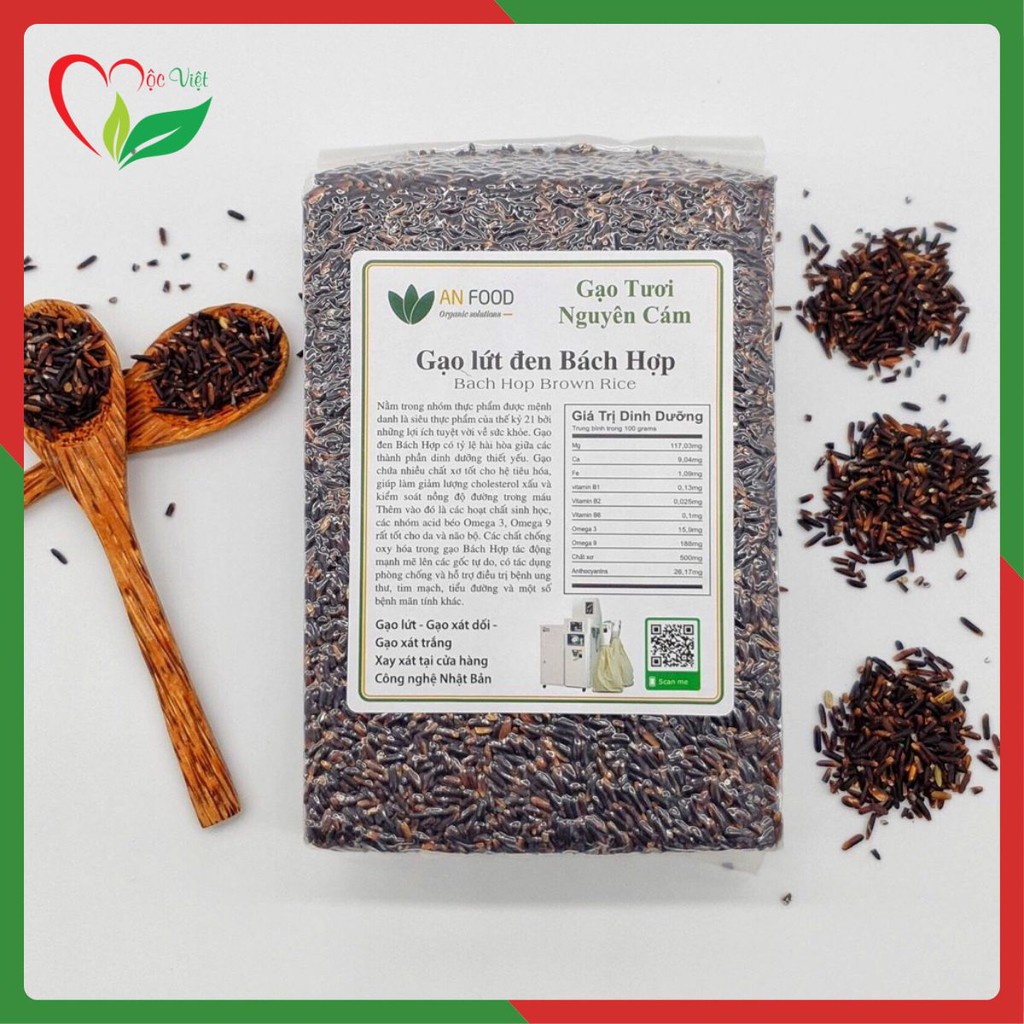 [MOC Viet] Bach Hop black brown rice 1kg | Shopee Malaysia